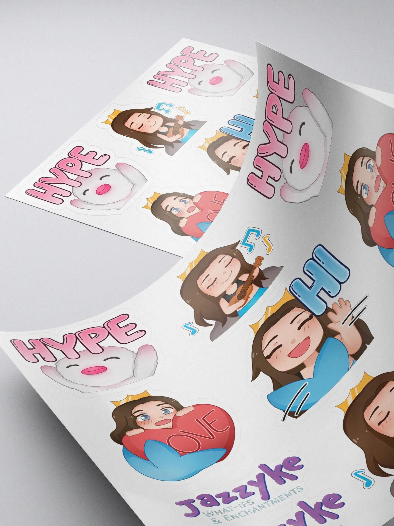 Mermotes, Pingu & Logo (EP) ~ Sticker Sheet product image (4)