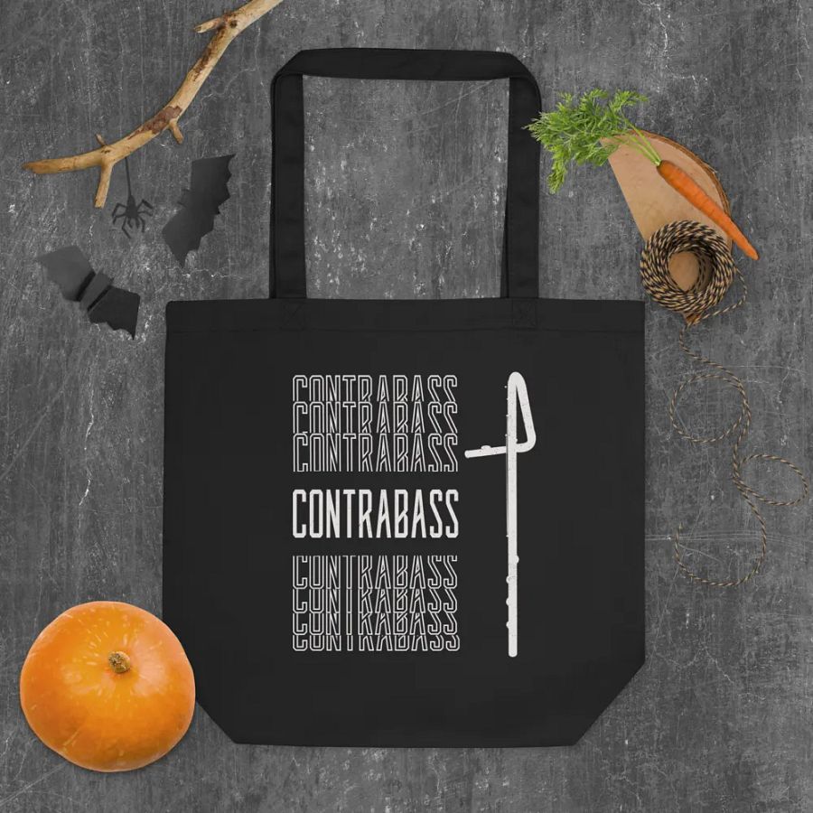 Disrupted Vibes Small Tote Bag - Contrabass product image (5)