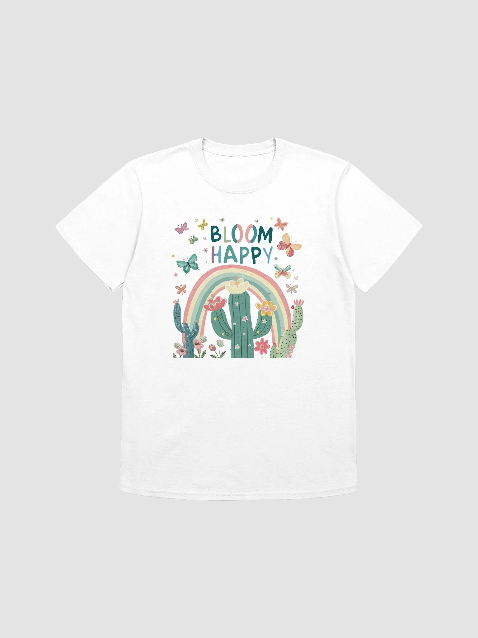 Whimsical Cactus Bloom T-Shirt product image (1)