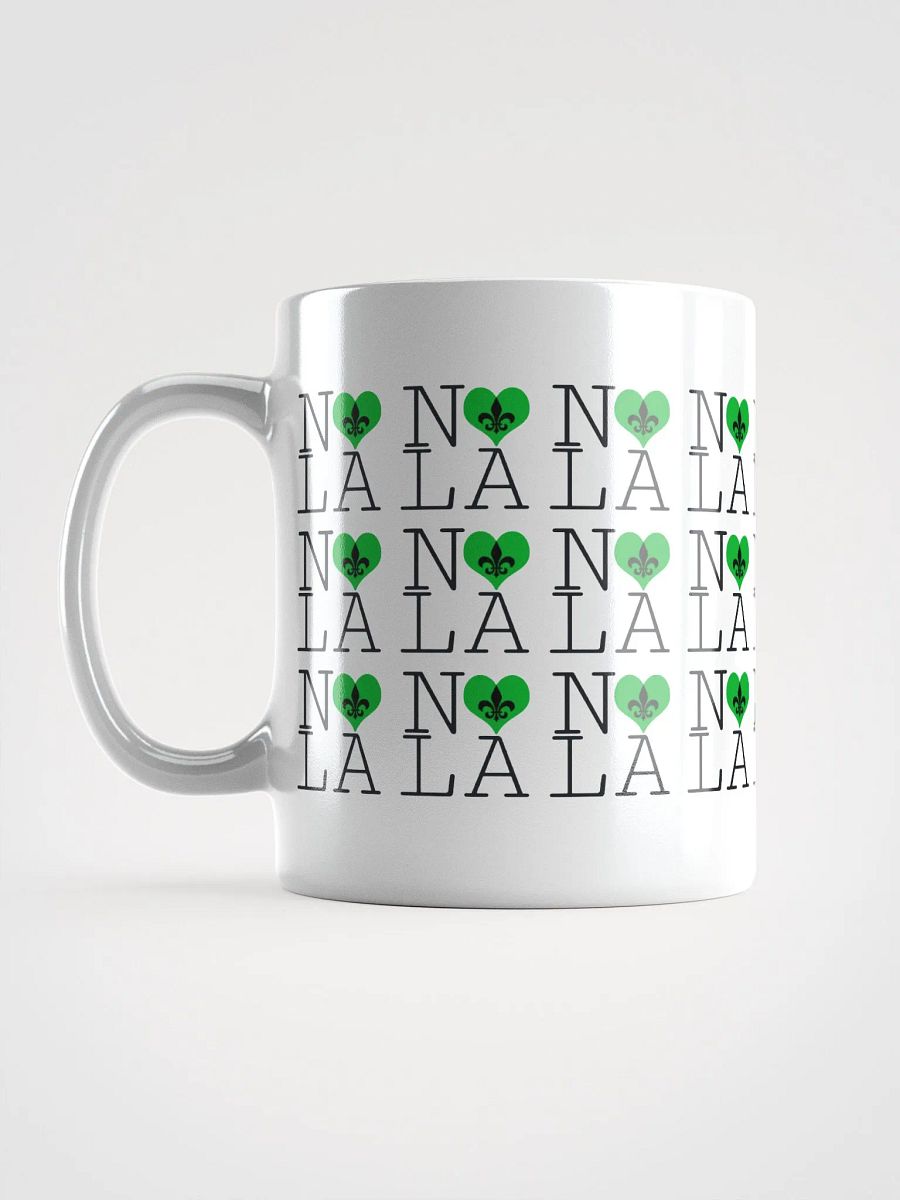 I LOVE NOLA **LEGACY MUG** (GREEN HEART INFINITY WALL) product image (6)