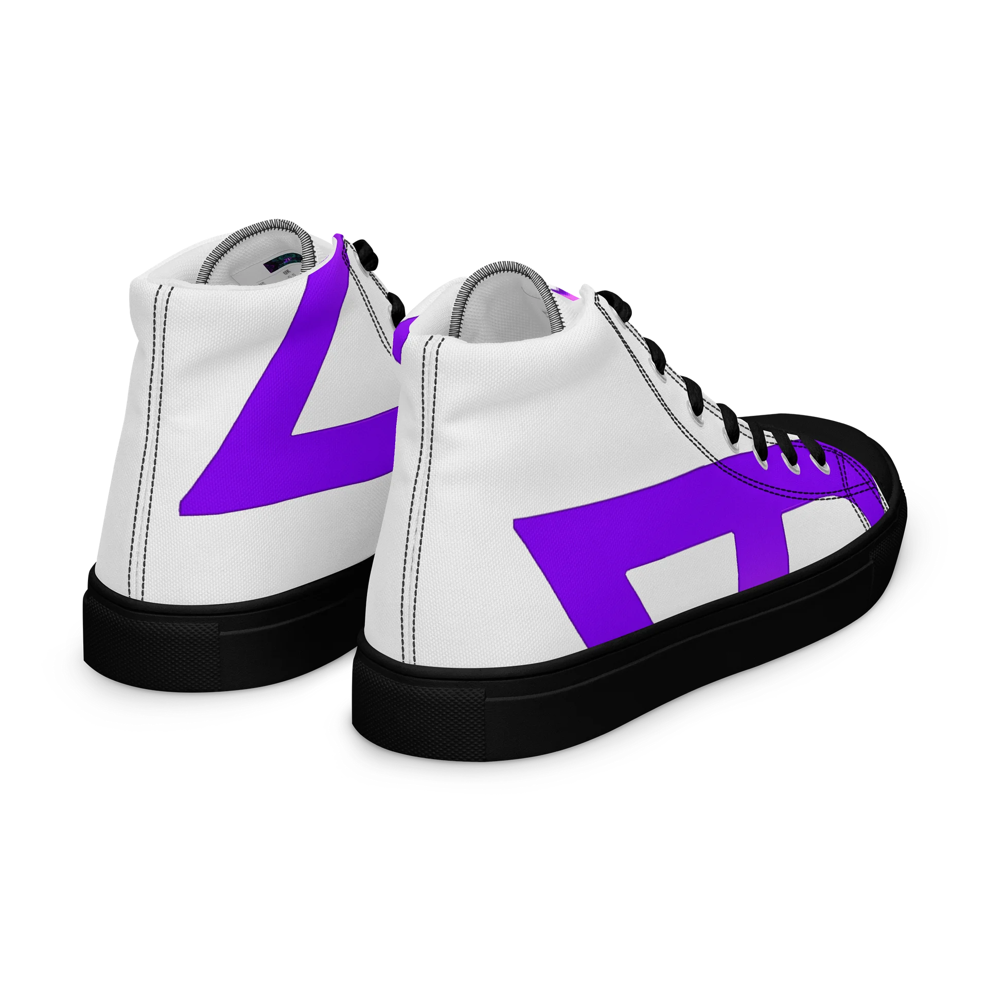 Sigma-Frequency Men's High Top Canvas Shoes product image (8)