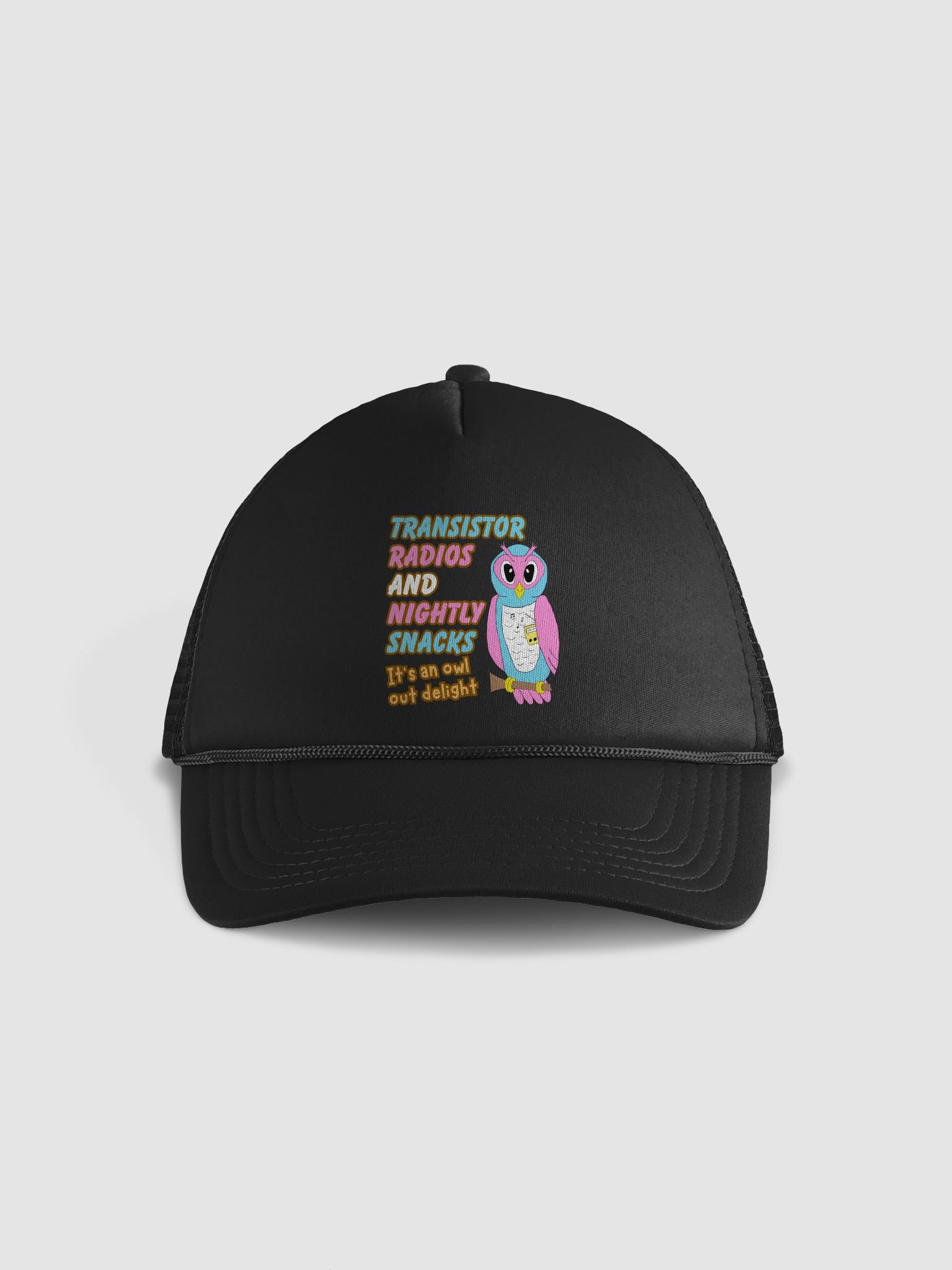 Reclaim the Owl Text Trucker Hat product image (2)