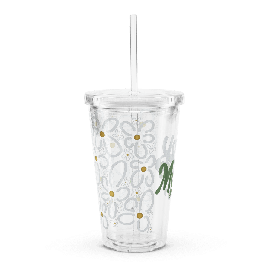 You Matter Flower Clear Cup product image (3)