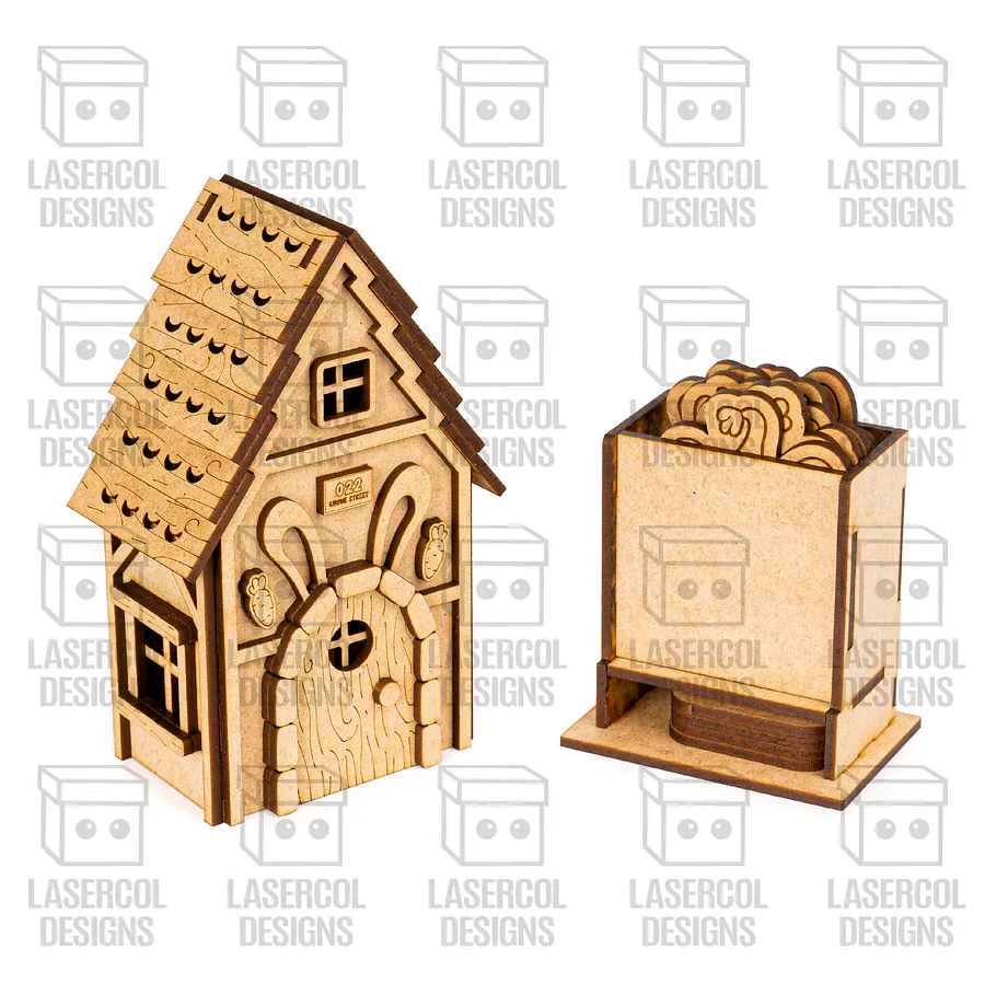 Easter Gnomes House Set 1 - Laser Cut Files product image (4)