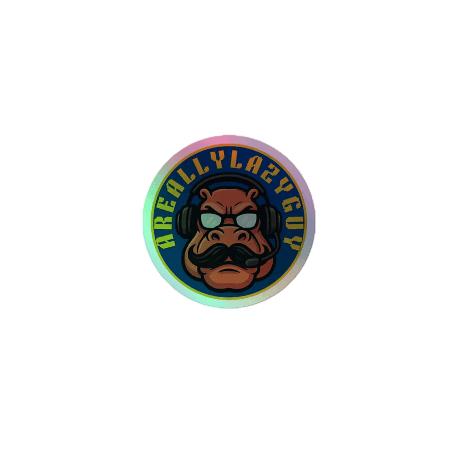 LAZY LOGO 2.0 HOLO STICKER product image (1)