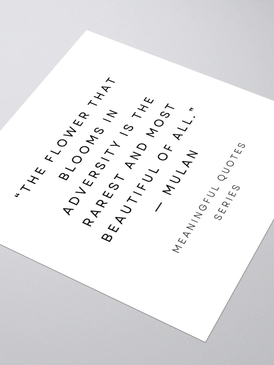 Adversity Blooms Kiss Cut Stickers product image (6)