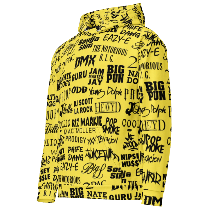 Never Forget - Hip-Hop Artists - YELLOW - Unisex Hoodie product image (1)