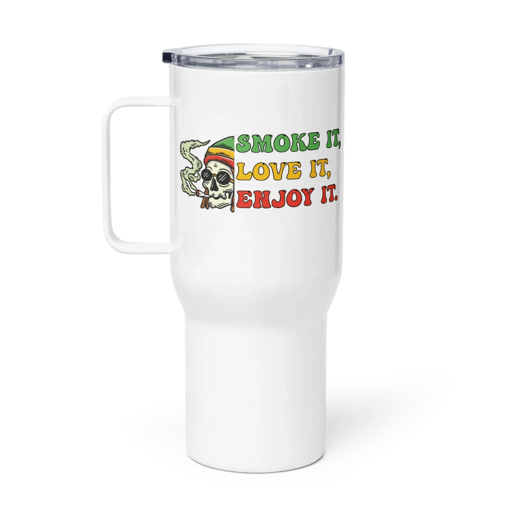 Smoke It, Love It, Enjoy It - Travel Mug w/ Handle product image (1)