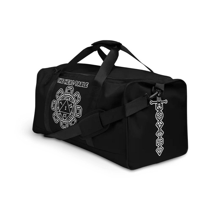 "Hero Table" All-Over Print Duffle Bag product image (1)