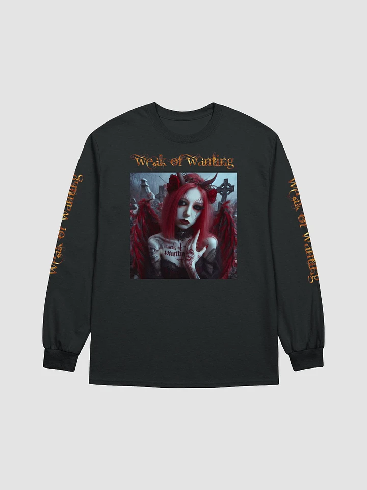 Weak Of Wanting 'The Demons Inside' Reversed Long Sleeve T-Shirt (Front, Back & Sleeve Print) product image (1)