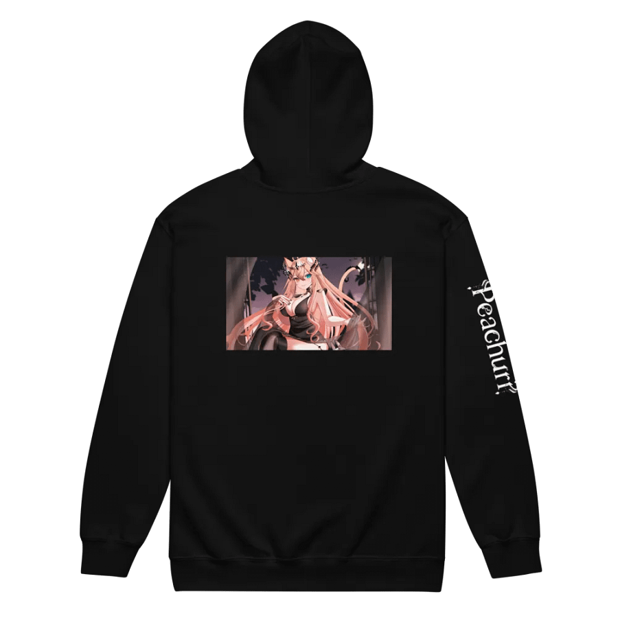 Evil Peach Unisex Zip Hoodie product image (3)