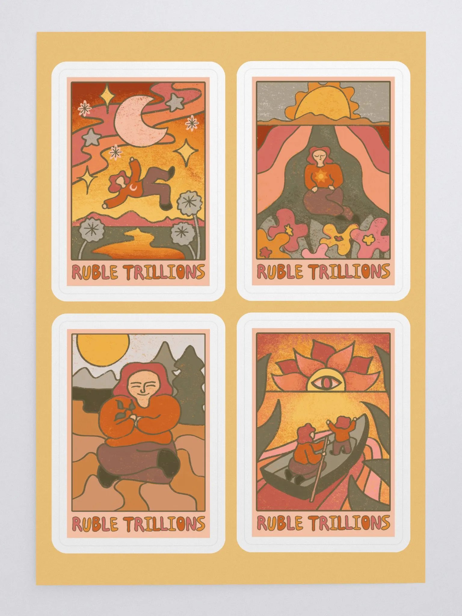 Full Tarot Set - Sticker Sheet product image (3)