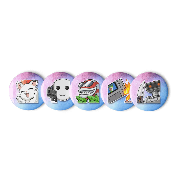 Emotes - button set product image (2)