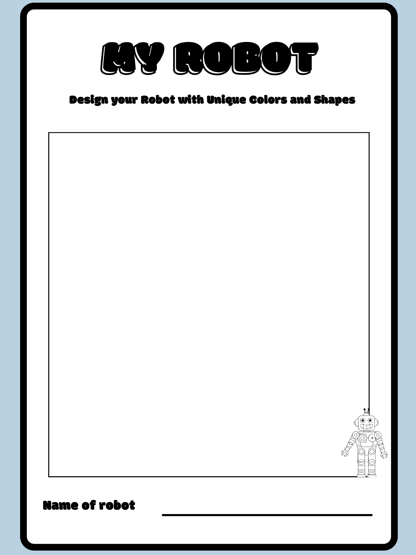 Fun Robot Adventures Activity Worksheets product image (3)