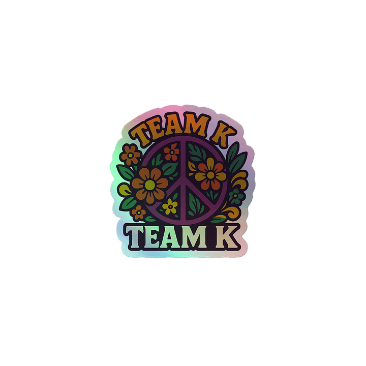 Team K 1960's HOLOGRAPHIC" STICKERS product image (1)