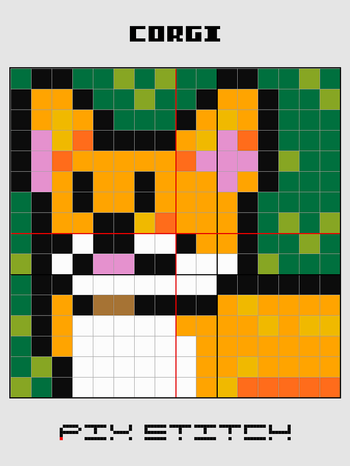 Corgi Pixel Art product image (2)