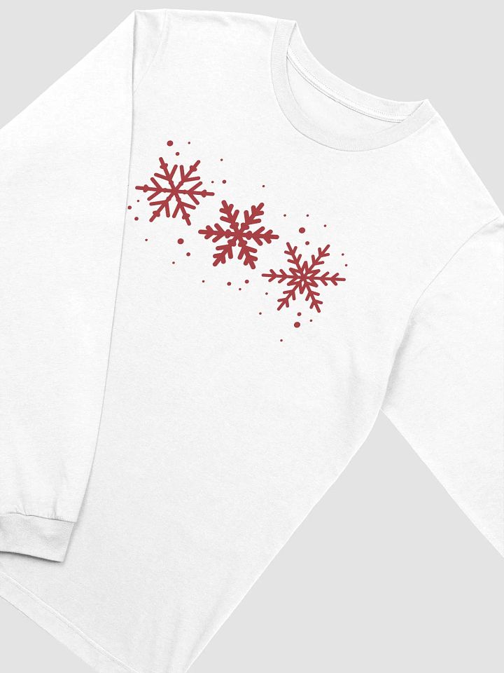 Snowflakes Supersoft Long Sleeve Slimmer Fit Shirt product image (2)