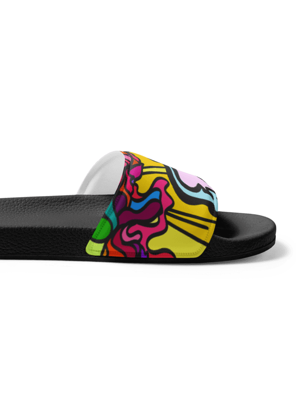 Vibrant Swirls Women's Slides - Wave at Sunset product image (7)