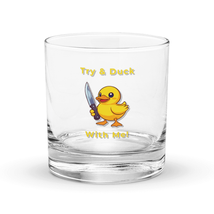 Quack & Sip Duck Rocks Glass product image (1)