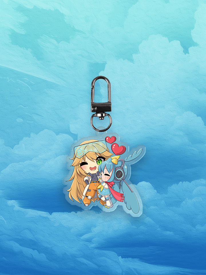 Sigrid And Bird Chibi Keychain [PREORDER] product image (1)