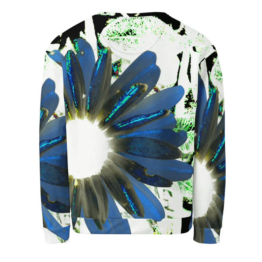 Cool Abstract Daisy Flowers Unisex All Over Print Sweatshirt product image (3)