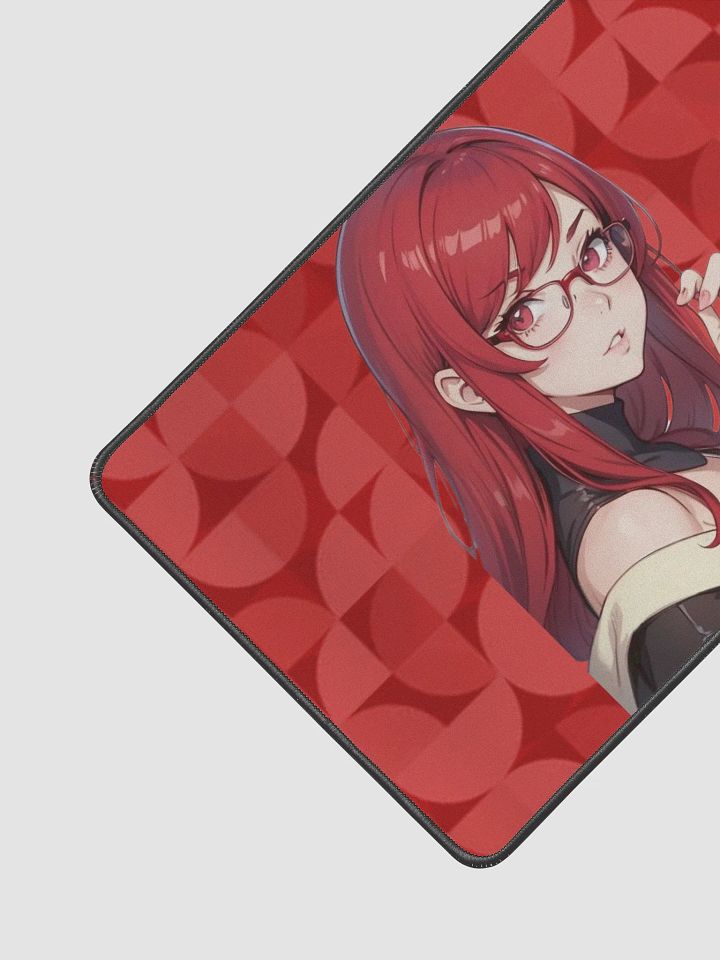 (Red WAIFU) K Desk Mat 12" x 18" product image (2)
