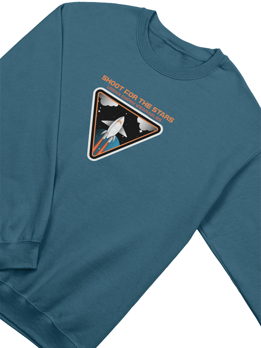 Retro Rocket Launch Crewneck Sweatshirt product image (14)