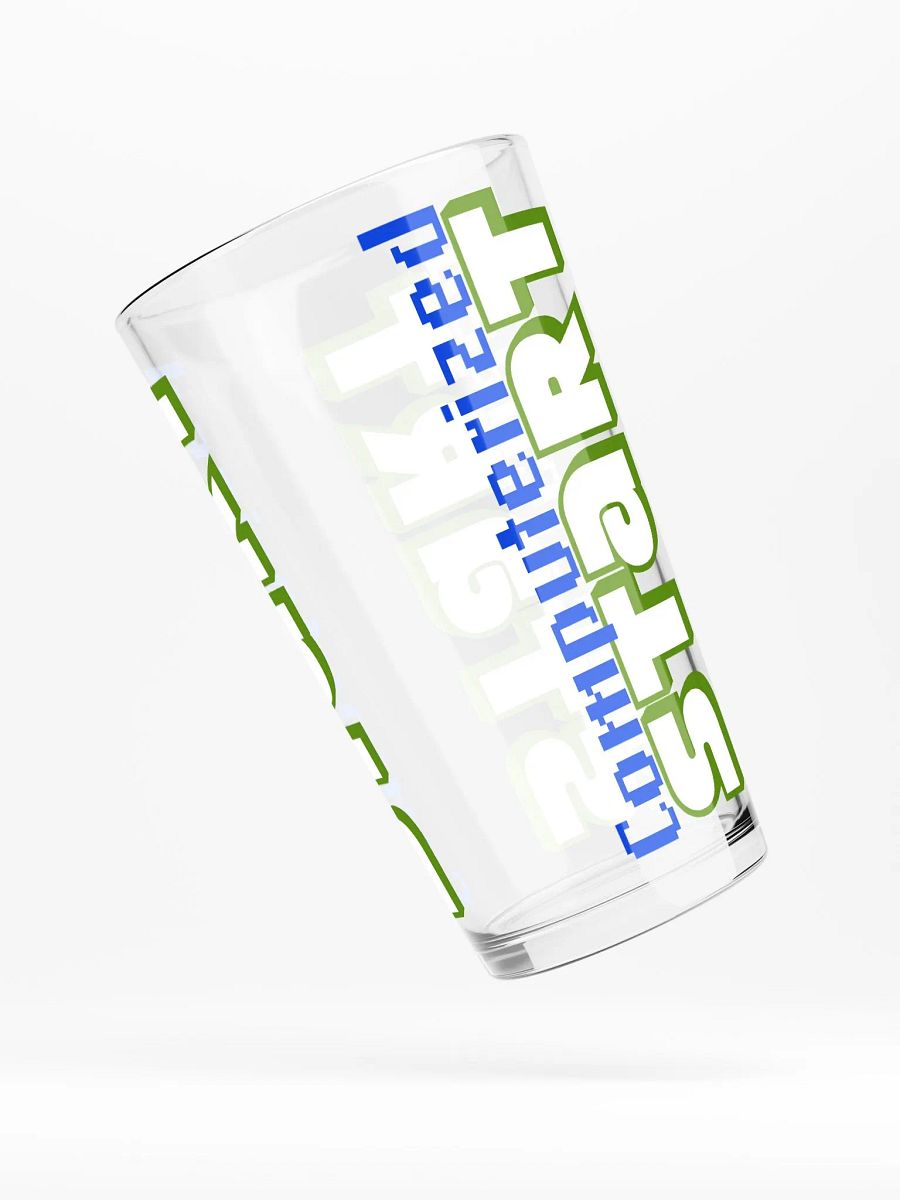 Computerized Start™ Vertical Logos Shaker Pint Glass product image (4)