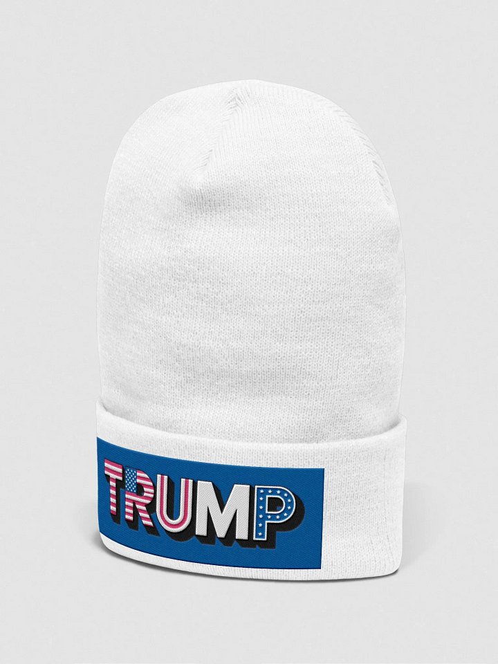 🧢 Patriotic Trump Beanie - Show Your Support in Style! 🇺🇸 product image (2)