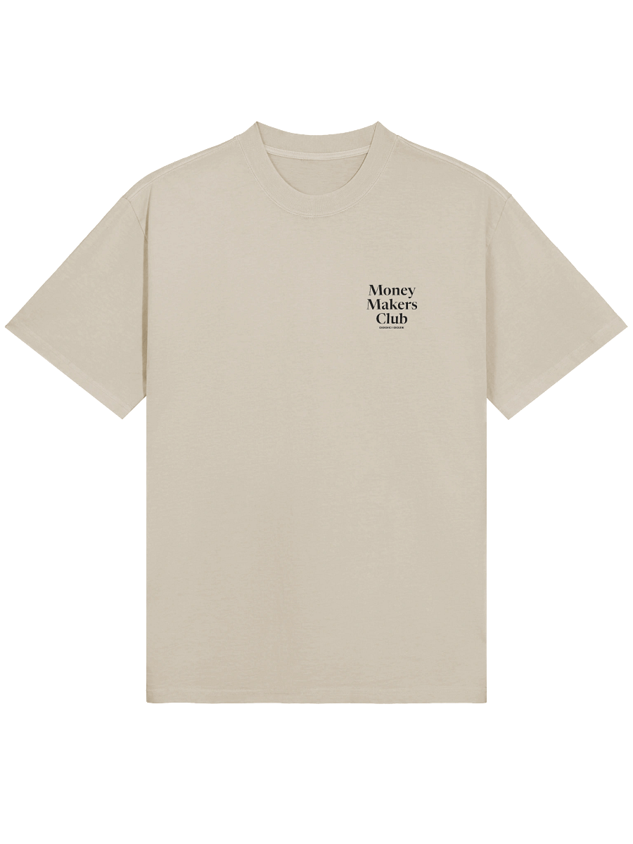 Money Makers Tee White Oversized product image (3)