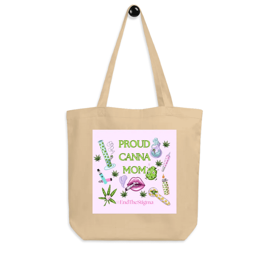 Proud Canna Mom Eco-Friendly Tote Bag product image (7)