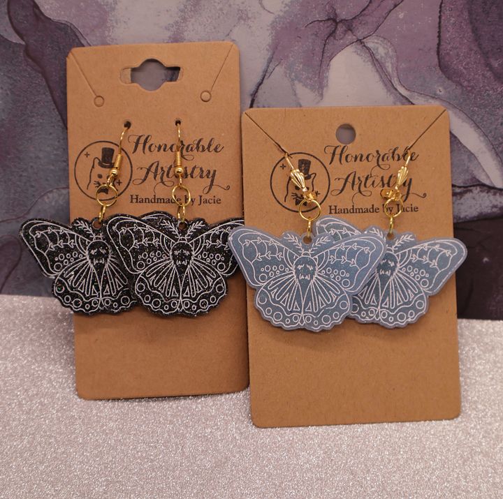 Moth Earrings product image (1)