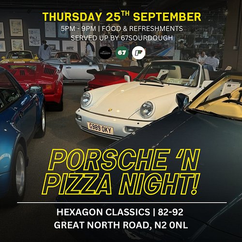 Porsche & Pizza Night is coming to Finchley, London! 🍕🚗 🎟️ Ticketed event – link in bio

Expect Porsches and pizzas at London...