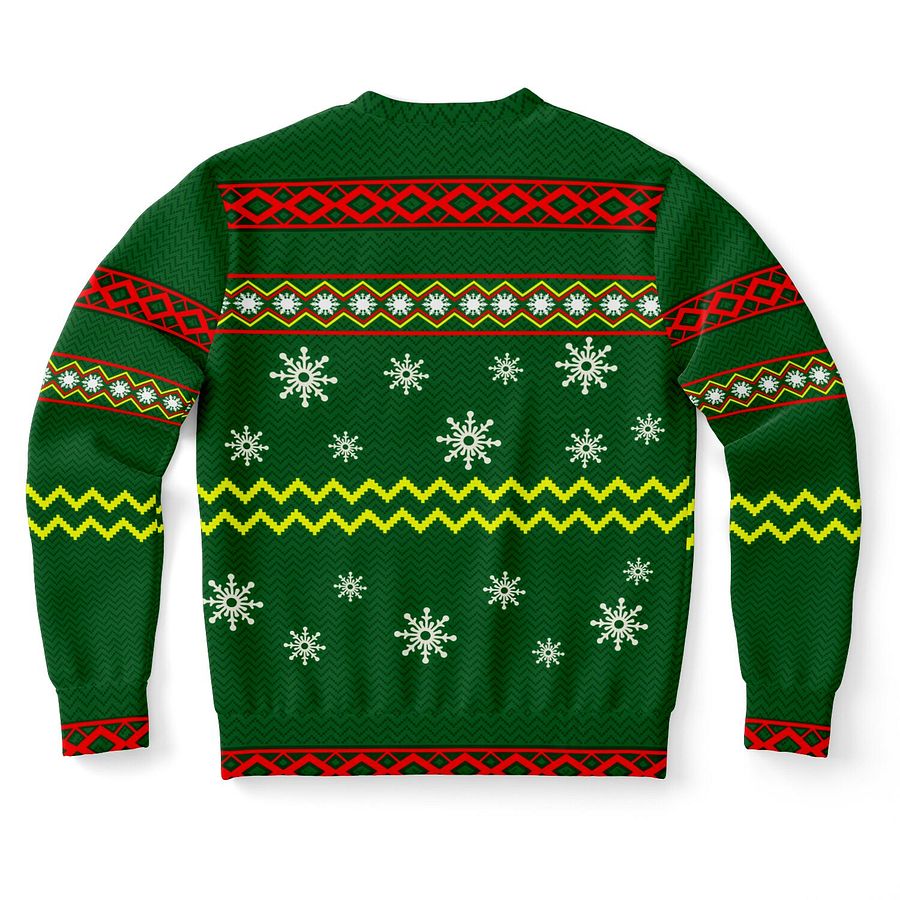 “Nice Until Proven Naughty” Santa Christmas Sweatshirt | Cool Santa Holiday Jumper | Sassy Unisex Party Outfit | Ugly Christmas Sweater Gift product image (10)