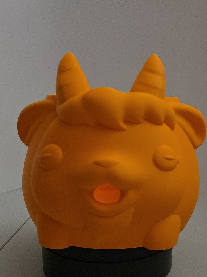 Orange Goat Yarn Bowl 3D printed 🐑 product image (1)