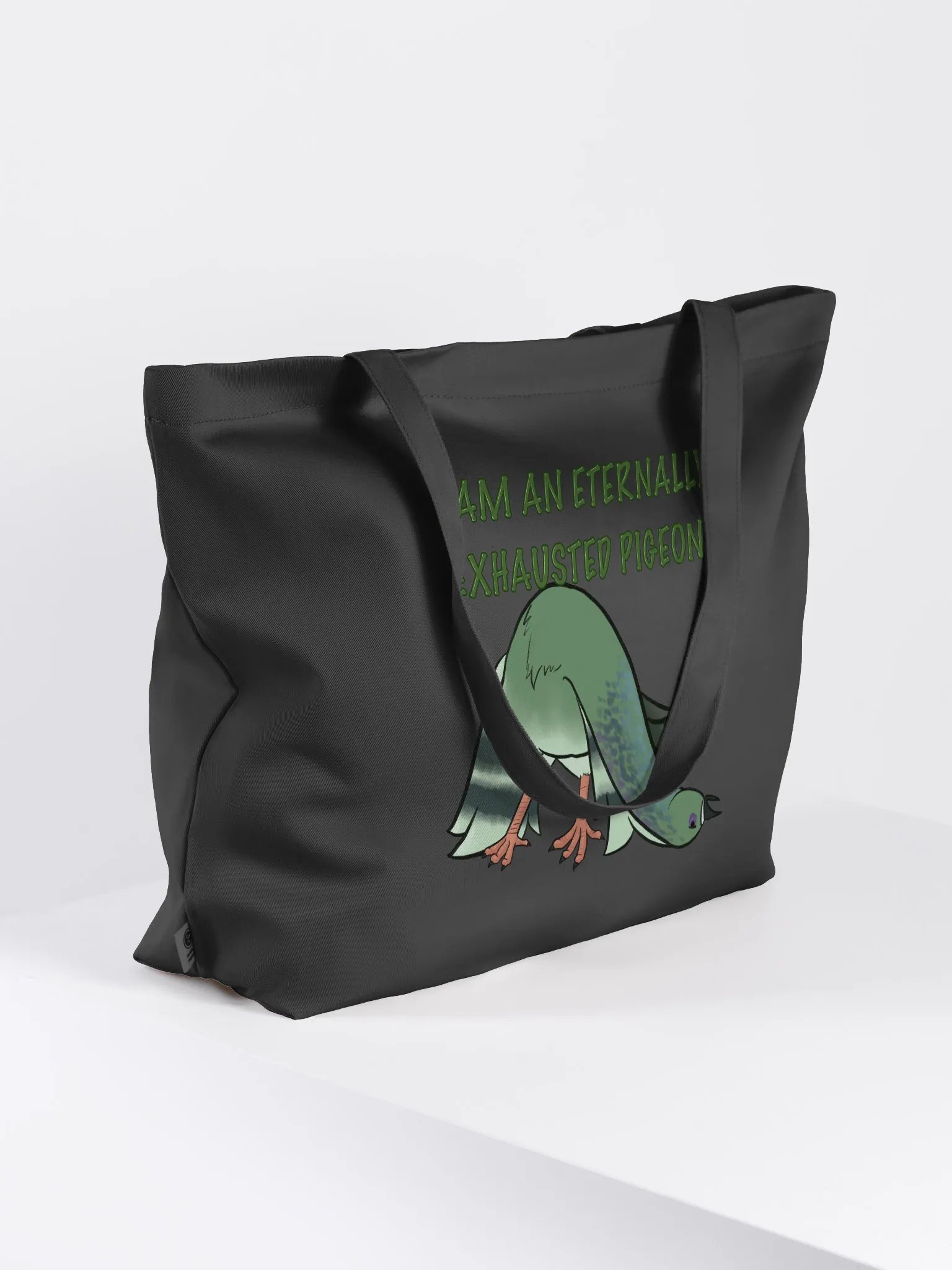 Eternally Exhausted Pigeon Large Tote product image (4)