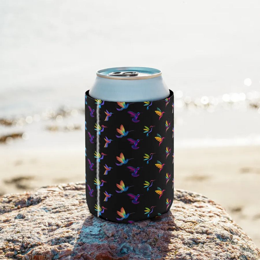 Vibrant Hummingbird Coozie Can Cooler product image (10)