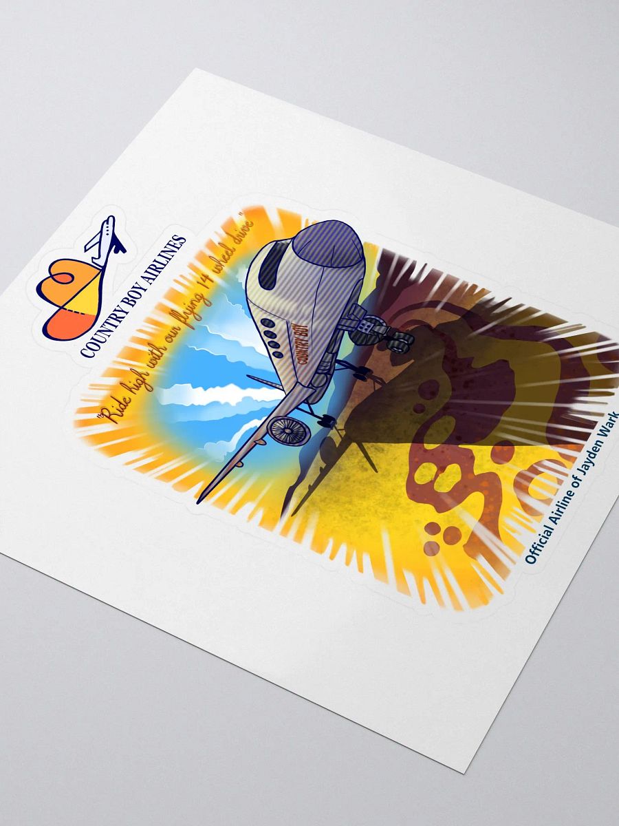 Country Boy In The Sky Sticker product image (3)