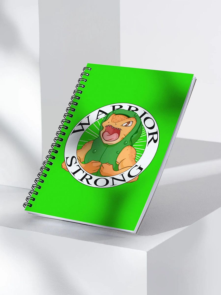 Buff Pickle Warrior Strong Spiral Notebook product image (3)