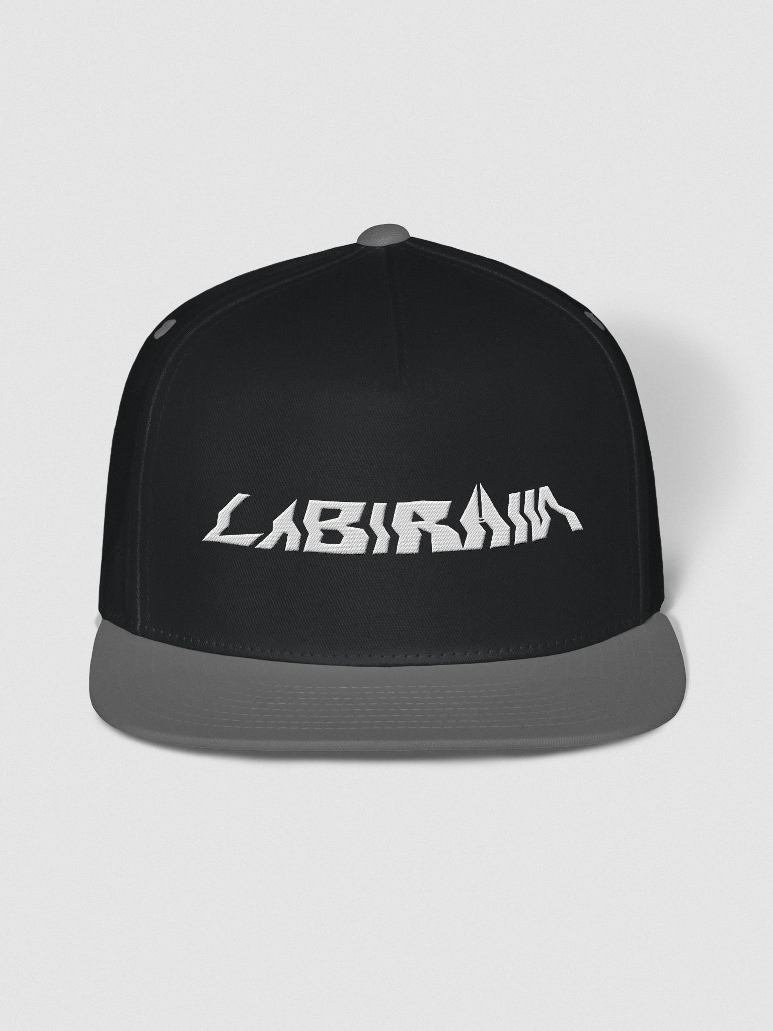LABIRHIN | Flat Snapback Cap (White) product image (2)
