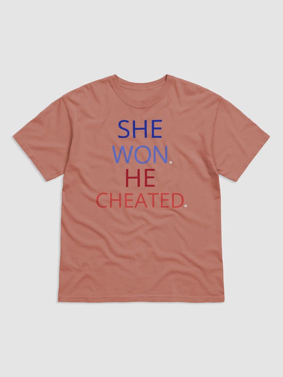 She Won | He Cheated Tee. product image (10)