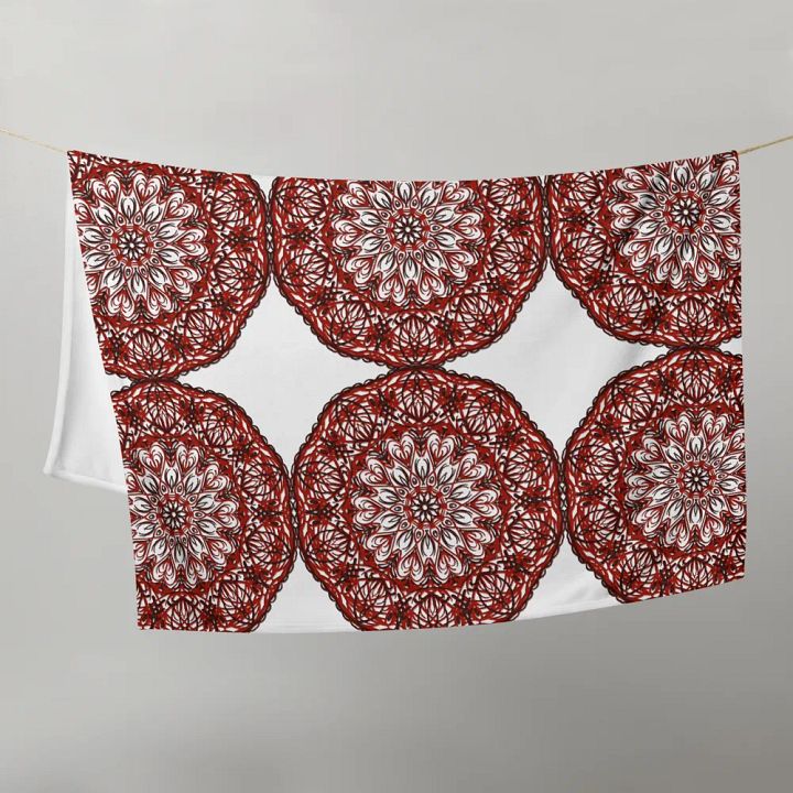 Mandala Harmony Throw Blanket product image (2)