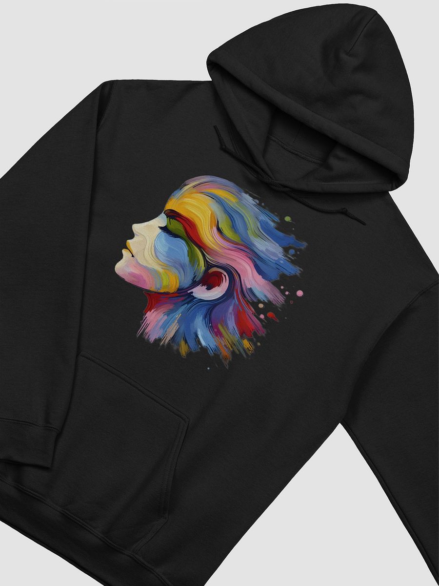 Vibrant Profile - Abstract Face Painting Hoodie product image (29)