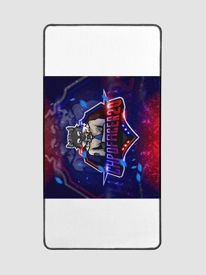 Wolf Police Officer Desk Mat product image (2)