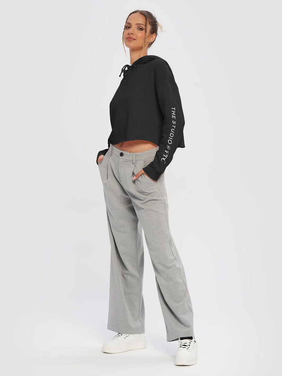Crop Sweatshirt | Multiple Colour Options with White Logo/Text product image (5)