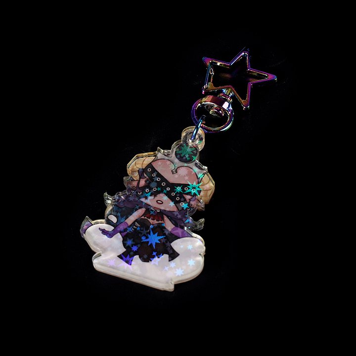 2" Holographic Chibi Nora Keychain product image (2)