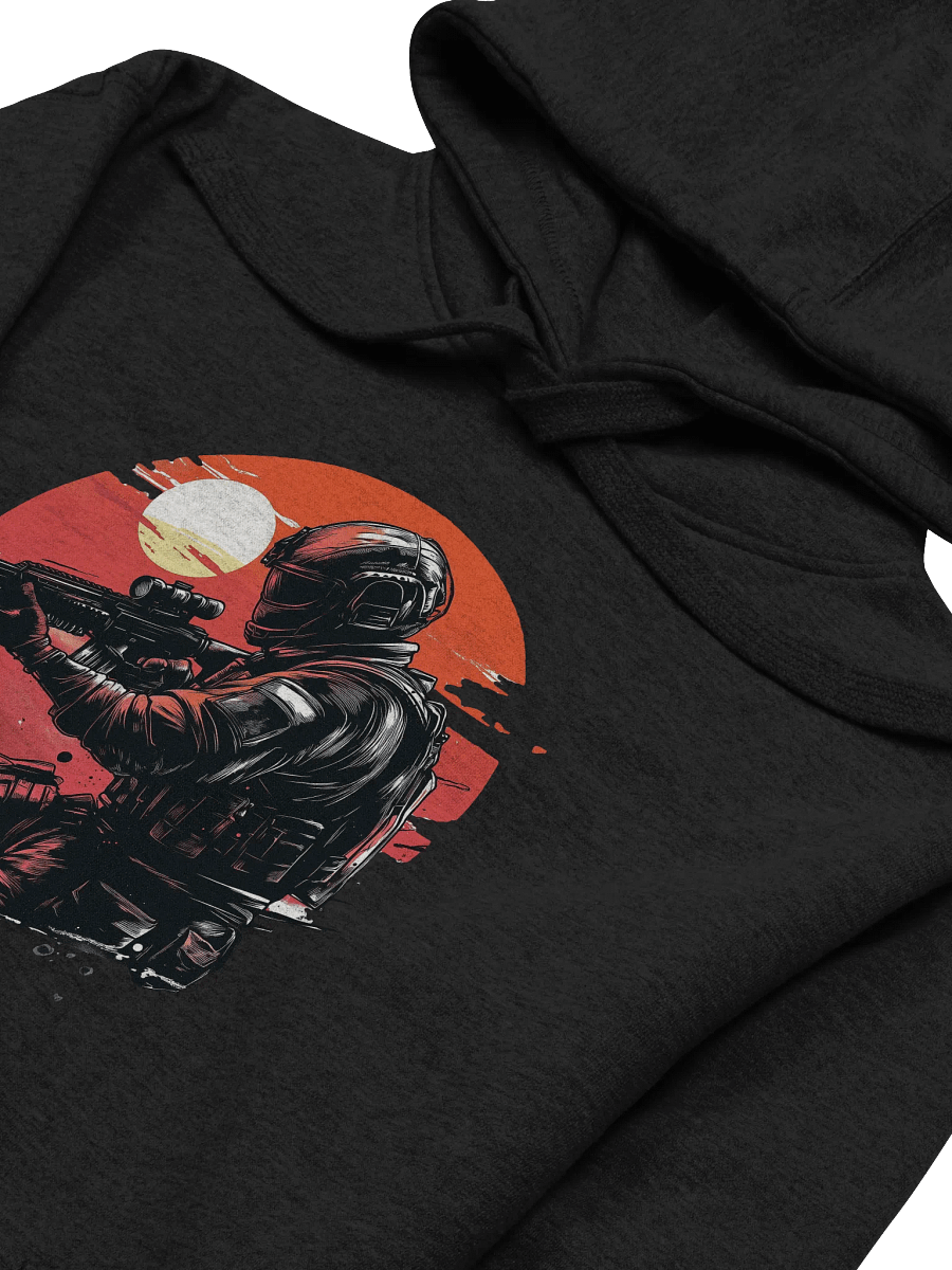 Rising Soldier Front Printed Hoodie product image (2)