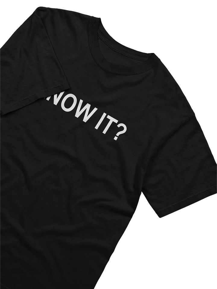 "KNOW IT" || BLACK product image (2)