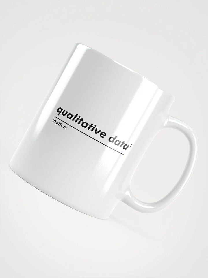 Omnibio Lab Qualitative Data Matters White Mug product image (2)