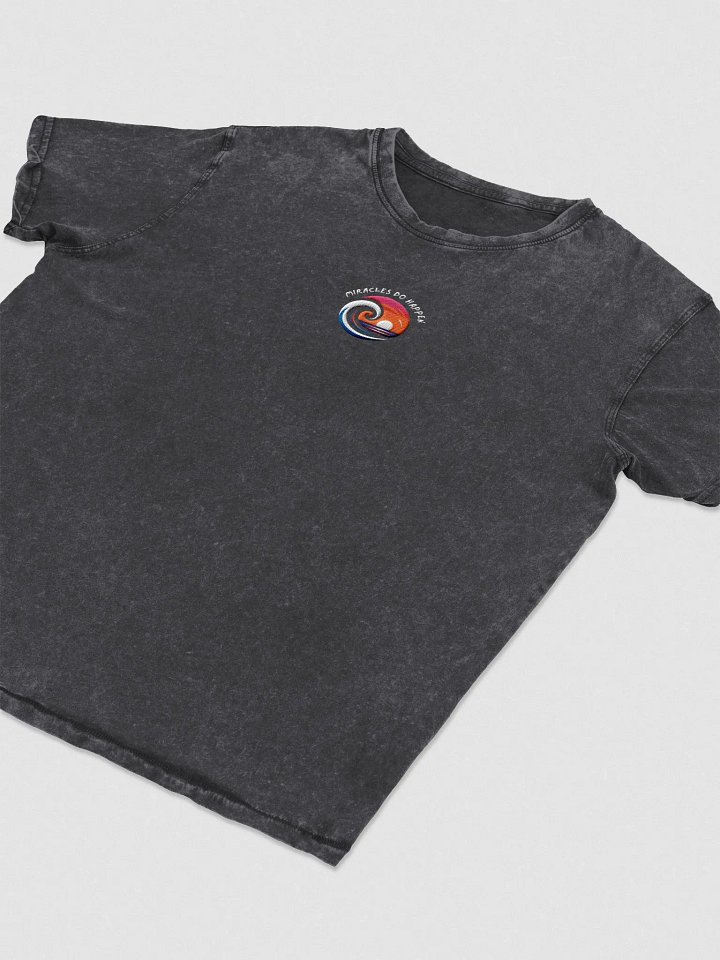 Sunset Wave Logo Denim Tee | miracle do happen product image (1)